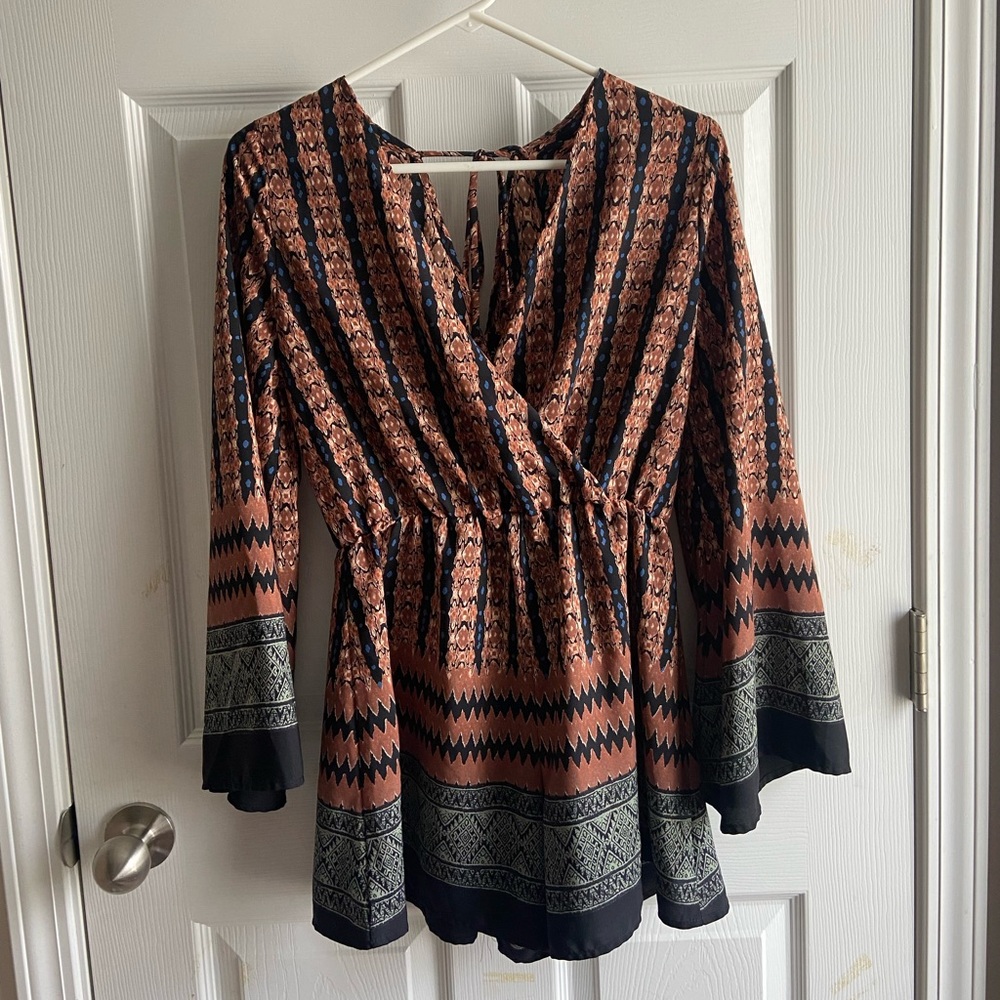 CUTEST LONGSLEVE ROMPER!!! So so fun and flowy
